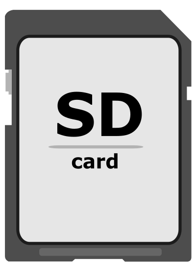SD Card Symbol 2 clipart