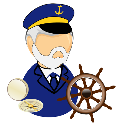 Sea captain clipart