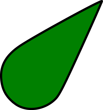 Sea chart symbol light green clipart