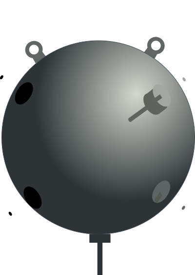 Sea mine clipart