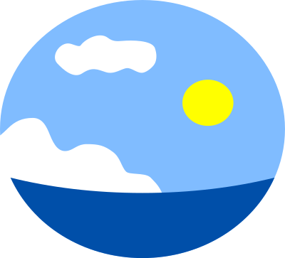 Sea scene clipart