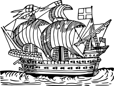 Sea ship clipart
