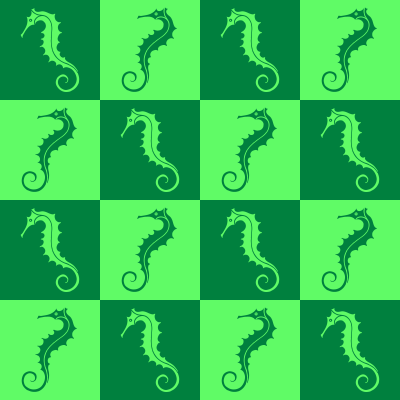 Seahorse pattern clipart