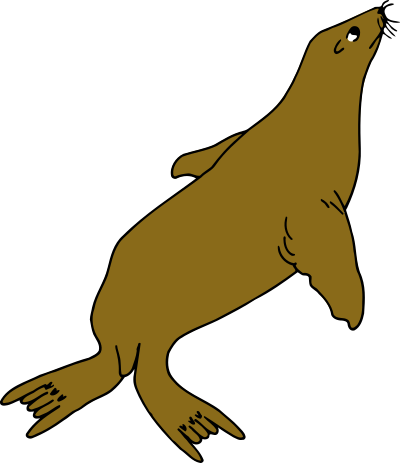 Seal (colour) clipart