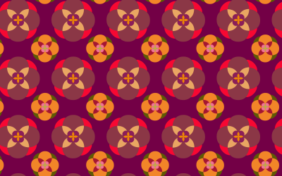 Seamless Abstract Floral Pattern clipart