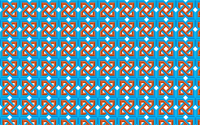 Seamless Celtic Knot Stylized Reformation Pattern 3 clipart