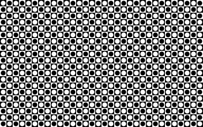 Seamless Circles And Squares Checkerboard Pattern clipart