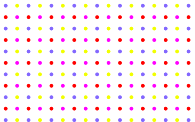 Seamless Colorful Sparse Polka Dot Pattern clipart