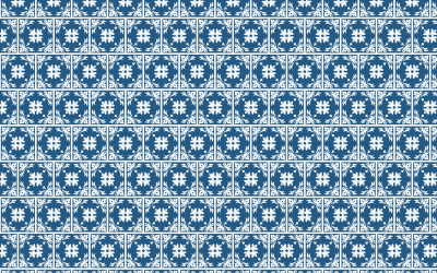 Seamless Floral Flourish Tile Pattern 3 clipart