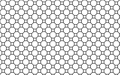 Seamless Geometric Line Art Pattern clipart