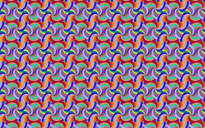 Seamless Groovy Triangular Pattern clipart