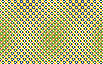 Seamless Gustavo Rezende's Rings Pattern clipart