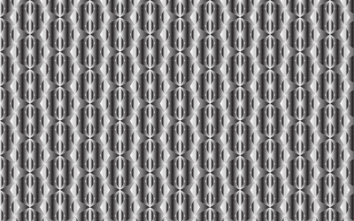 Seamless Hexagonal Diamonds Grayscale Pattern clipart