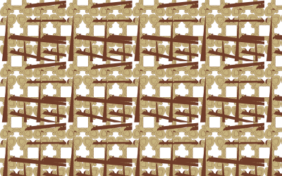 Seamless Ornate Frame 24 Derived Pattern 2 clipart