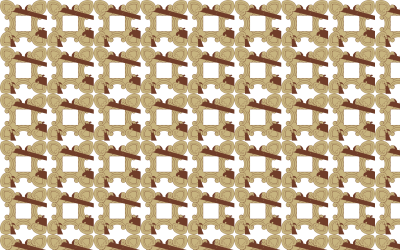 Seamless Ornate Frame 24 Derived Pattern clipart