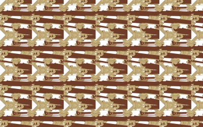 Seamless Ornate Frame 24 Derived Pattern 4 clipart