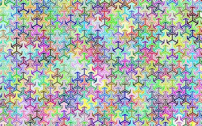 Seamless Pattern 277 Colorful No BG clipart
