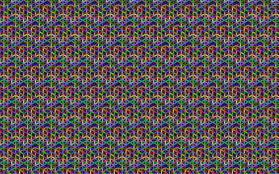 Seamless Prismatic Geometric Pattern With Background clipart