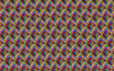 Seamless Prismatic Line Art Pattern 2 clipart