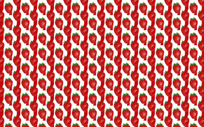 Seamless Shiny Strawberry Pattern 5 clipart