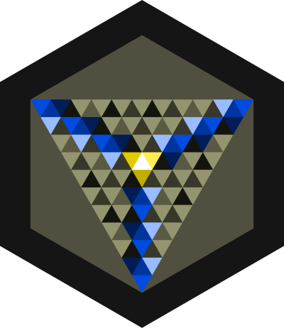 Seamless triangle tiling clipart