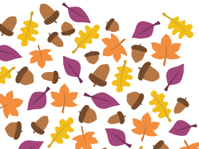 Seamless verson of Fall Pattern clipart