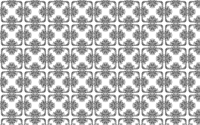 Seamless Vintage Symmetric Frame Extrapolated Pattern 2 clipart