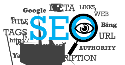 Search Engine Optimization Word Cloud Typography clipart