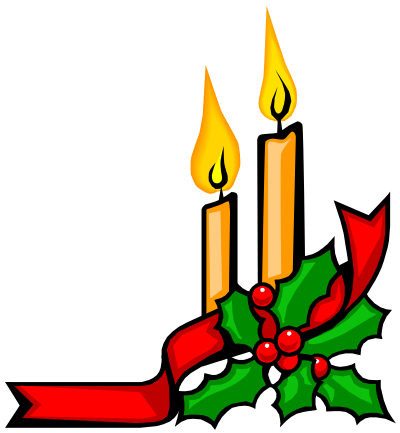 Season candles clipart