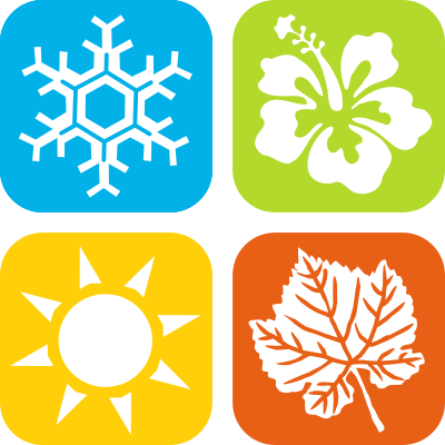 Seasons Icons clipart