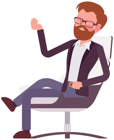 Seated Intellectual clipart