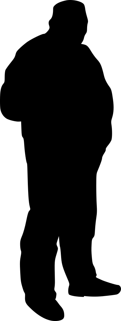 Security silhouette clipart