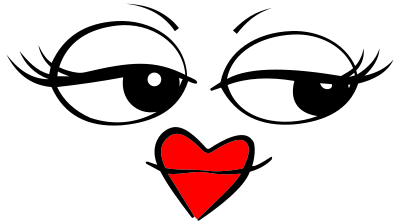 Seductive Female Smiley Face clipart