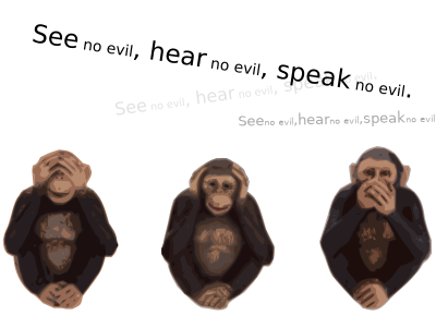 See no evil hear no evil speak no evil clipart