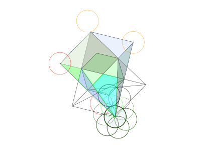 Seed of life diamond clipart