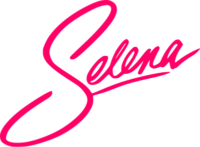 Selena Signature - Pink clipart