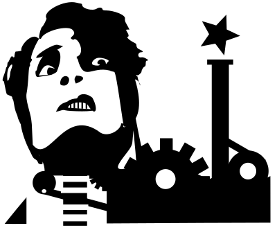 Self-portrait as a machine clipart