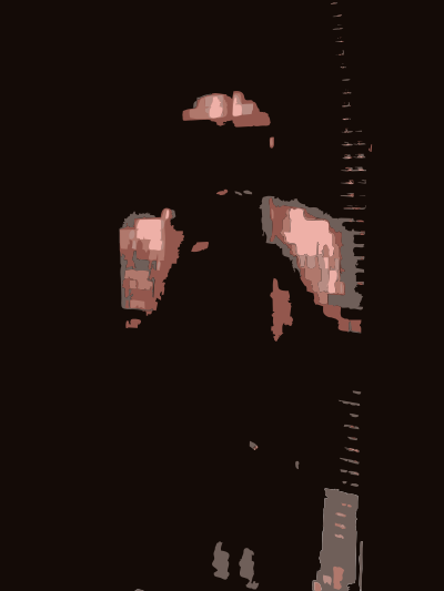 Self Potrait in Pixel Mirror clipart