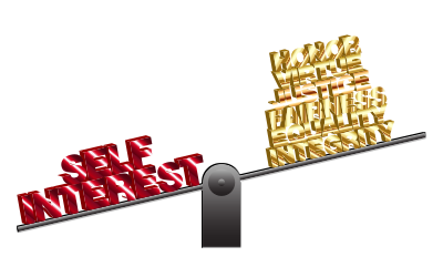 Selfishness clipart