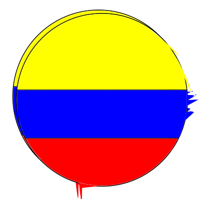 Sello colombiano! clipart