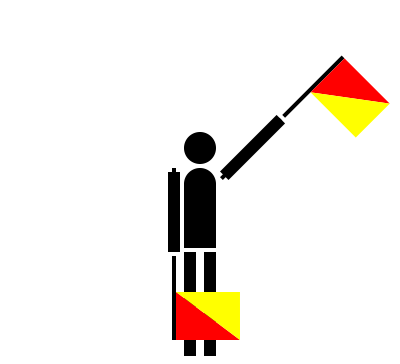 Semaphore echo clipart