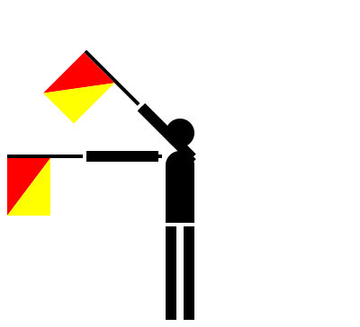 Semaphore oscar clipart