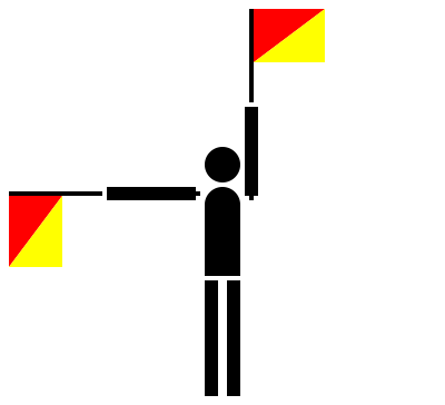Semaphore papa clipart