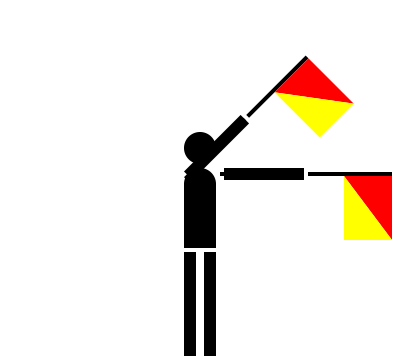 Semaphore whiskey clipart