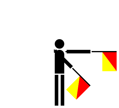 Semaphore zulu clipart