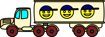 Semitrailer clipart