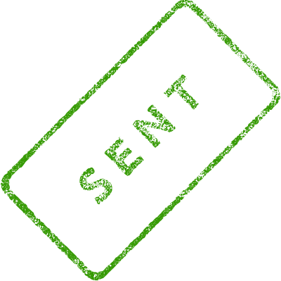 Sent Business Stamp 2 clipart