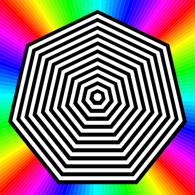 Septagon target clipart