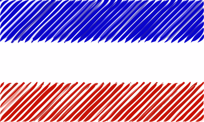 Serbia flag linear clipart