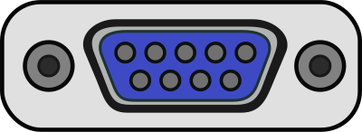 Serial DB9 Female clipart